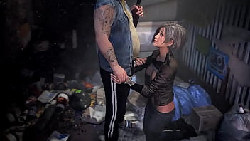 Preview 2 of Miefs Like It Pumping Hd Porn - Ada Wong Homeless Handjob for Cash