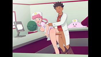 Preview 2 of Xxxxveods - Pokemon Doc Brock fucking Nurse Joy   Cum inside