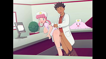 Preview 3 of Xxxxveods - Pokemon Doc Brock fucking Nurse Joy   Cum inside