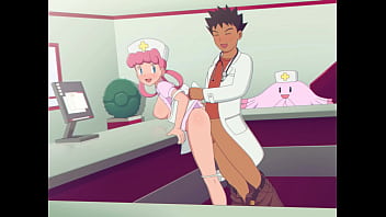 Preview 1 of Xxxxveods - Pokemon Doc Brock fucking Nurse Joy   Cum inside