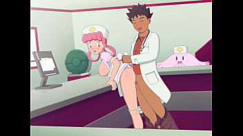 Preview 4 of Xxxxveods - Pokemon Doc Brock fucking Nurse Joy   Cum inside
