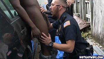 Preview 2 of Rape In Crime - Two police officers take advantages of this black guy