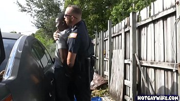Preview 1 of Rape In Crime - Two police officers take advantages of this black guy