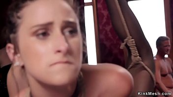 Preview 1 of Surprise Doctor - Suspended slave gets zappered in party