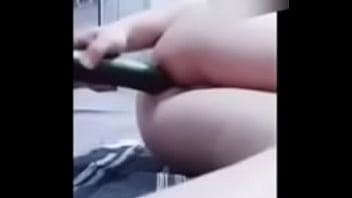 Preview 2 of Arab Analbreast - Hot Arabic Gay Fucks A Cucumber