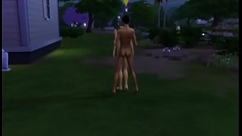 Preview 2 of Xnxx Com Mia Khalifa Black Cook - [Sims 4 ] Gay Fuck in the Garden