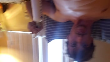 Preview 2 of Upp Skrit - Shy boy puts a viberator in his ass while he masterbates