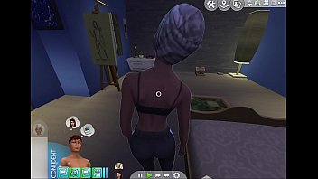 Preview 4 of Connie Kreski - HOT Ebony POV VR Sims porn using WickedWhims 1080p