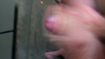 Preview 3 of Private Sauna For Older - Stroking my hard dick