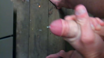 Preview 4 of Private Sauna For Older - Stroking my hard dick