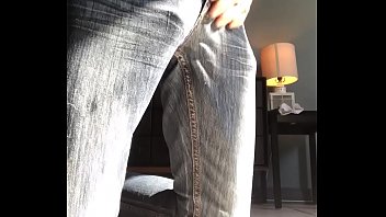 Preview 1 of Mila K And Caprice - Pissing and cumming in my jeans ...