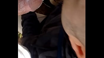 Preview 2 of Shil Pech - Sucking two cocks  outdoors