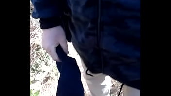 Preview 4 of Shil Pech - Sucking two cocks  outdoors