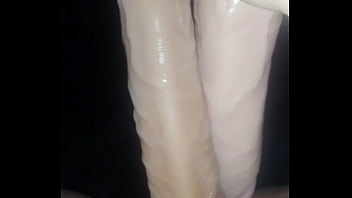 Preview 4 of Nude Muse - Two dildos stretch my pussy