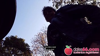 Preview 3 of Touch Sister Boob When Sleep - Weird-looking German granny ▼ MILF ▼ Rubina takes big cock in public! Dates66.com