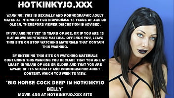 Preview 1 of Cwe Hijap Colmet - Big cock deep in Hotkinkyjo belly