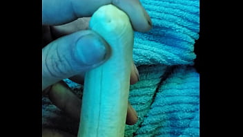 Preview 2 of Str8 Guy Fool Around 1st Time - Banana dry insertion