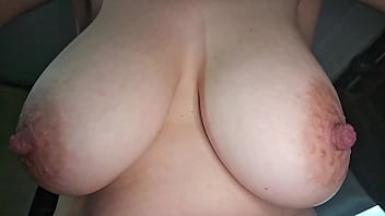 Preview 3 of Cheen Ki Bf - Bouncing My Boobs Above your Face and my Hard Hard Nipples moving in Slow Motion close to you
