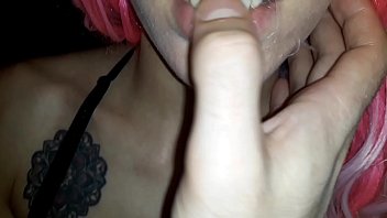 Preview 2 of Hasband Sex Wife Sister - Hot Cum on my Face, Hot Cum on my Tits and Hot Cum on my Sexy Lingerie - POV