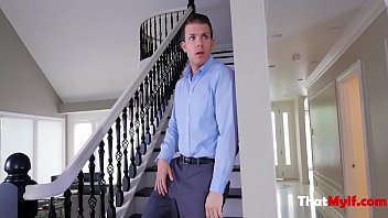 Preview 2 of Xxx Pro Com - Blonde step Mom Rescues Before Interview- Alexis Fawx