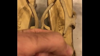 Preview 1 of Baseball Brazzer - Prada sandal shoes cumshot
