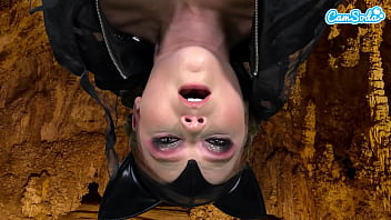 Preview 4 of Hd Sexxv - Camsoda - Hot Amateur Teen In Bat Costume Masturbates Upside Down Has Epic Orgasm