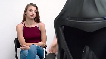 Preview 1 of Sbas - Teen is sitting on a big dick as punishment for being a slutty thief.