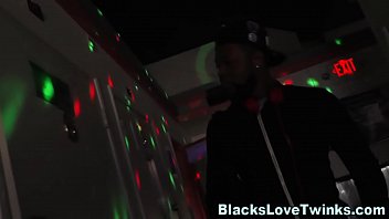 Preview 1 of Mhia Khalifa Sex Video - Rimmed dude sucks big black cock