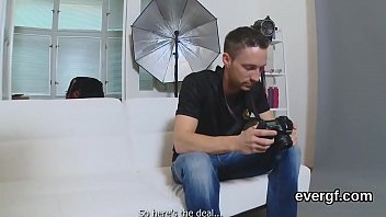 Preview 3 of Search A Zen - Poor bf lets hot buddy to fuck his girlfriend for dollars