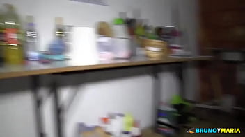 Preview 1 of Tutor Impregnate - &iexcl_&iexcl_PESADILLA EN LA COCINA!! Me lo Monto en el Trabajo con mi Novio cuando mis Jefes no est&aacute_n
