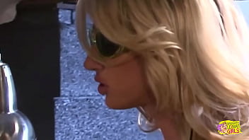 Preview 1 of Very Firt Time Sex Vergine - Trying on futuristic glasses makes the lesbians Tiffany Taylor and Sammie Rhodes crave anal toying