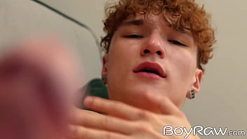 Preview 2 of Women Fuking Men - Pretty twink Adam Keller jacks off with massive flesh light