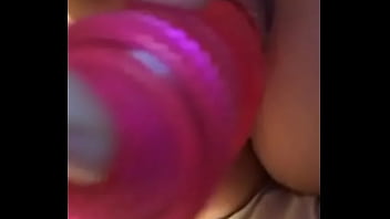Preview 2 of Facking Hardships - Big vibrator makes tight pussy soaking wet