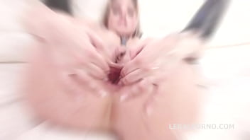 Preview 4 of Big Bobbs Kissing - Monster of TAP Jolee Love Balls Deep Anal,  DAP,  TAP,  Gapes and Swallow GIO1355