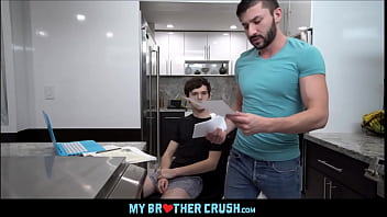 Preview 1 of Kothil Adi - Twink Step Brother With A Nice Big Thick Cock Dakota Lovell Fucked By Cub Step Brother Scott Demarco In Family Kitchen