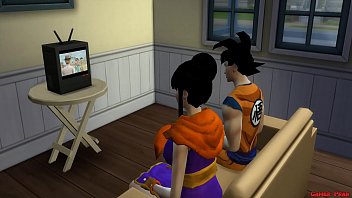 Preview 1 of Black Widpow - Milk Esposa Perra Follada Por Vegeta Mientra Habla por Tel&eacute_fono Con Su Marido Goku Netorare Hentai