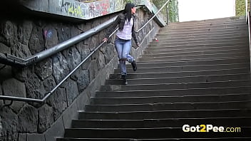 Preview 2 of Fat Bbw Flashing - Did She Really Just Piss In Public?