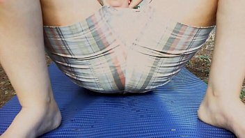 Preview 3 of Son Forced Her Mom Tied - Amazing outdoor pee compilation: wet and hot pissing videos all for you!