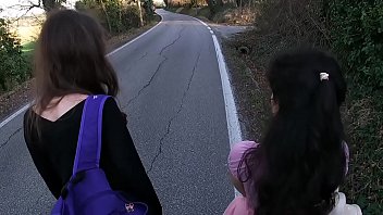 Preview 1 of Jabhardashti - Having fun with two stranger teens that come back from POV PUBLIC SEX!