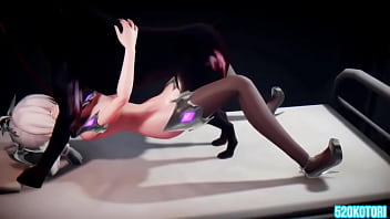 Preview 3 of Teri Copley Down The Drain - Succubus Haku&#039_s routine 2