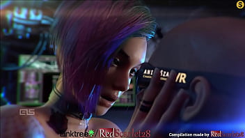 Preview 4 of King Scorpion Kelly Hu - Cyberpunk Judy Getting Fucked Compilation 1