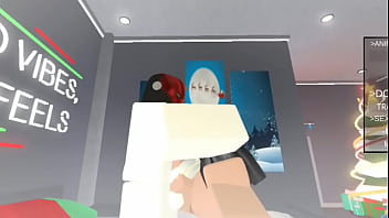 Preview 4 of Amateur Wife Shared - Mi amiga me invita a jugar,  pero terminamos en coger en roblox || leocondo1
