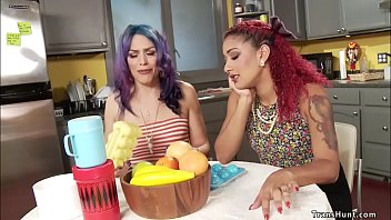 Preview 1 of Dubai Girl Indian Boy Sex - Shemale housewife fucks ebony bff