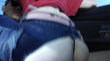 Preview 4 of Sexy Fag - Sexy pawg rides me in the car