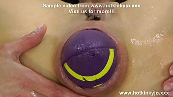 Preview 4 of Sleep Young Spycam - Hotkinkyjo anal and prolapse fun with balls