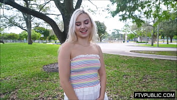 Preview 1 of Danica Fucking - teen public street orgasm