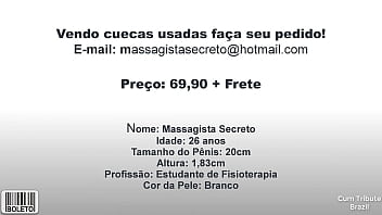 Preview 1 of Saking Pussy And Boobs - Vestindo cal&ccedil_a legging para peidar melhor - Cum Tribute Brazil