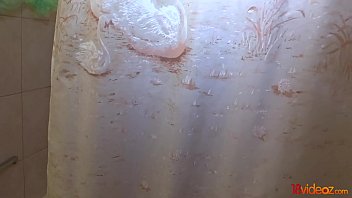Preview 1 of My Teather Let Me To Fuck Him - 18videoz - Teeny Anne Angel showers and fucks good