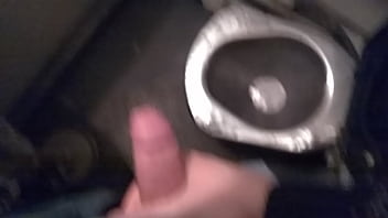 Preview 1 of Massage Shamle - man masturbatet in the toilet of the train