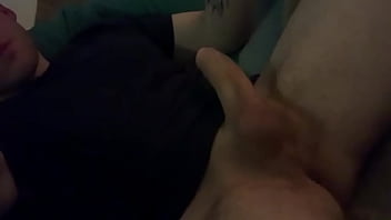 Preview 3 of Shemale Bdsm With Girl - Before sleep handjobs that monster cock